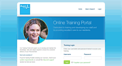 Desktop Screenshot of elearning.bupacare.com.au